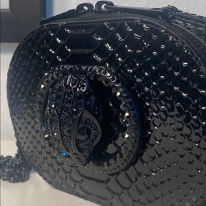 NWT Kurt Geiger Lizard Embossed Chelsea Camera Bag